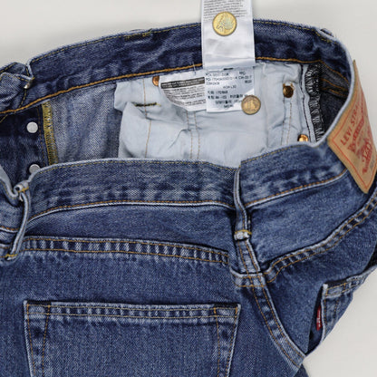 Levi's 501 Original Fit Straight Leg Blue Jeans W34 L30 100% Cotton Vintage Men's Clothing