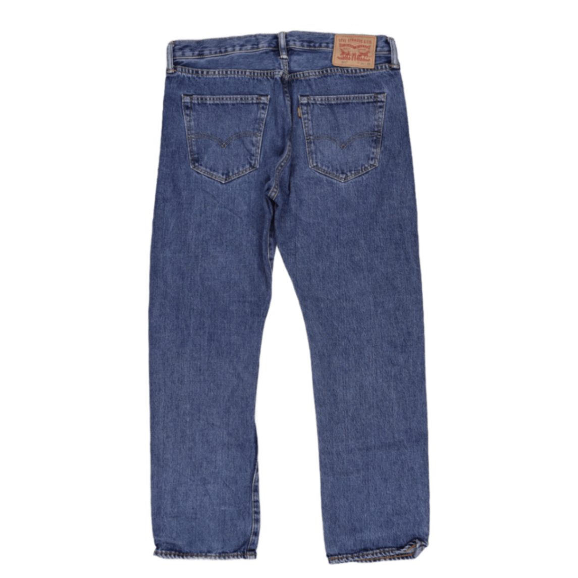 Levi's 501 Original Fit Straight Leg Blue Jeans W34 L30 100% Cotton Vintage Men's Clothing