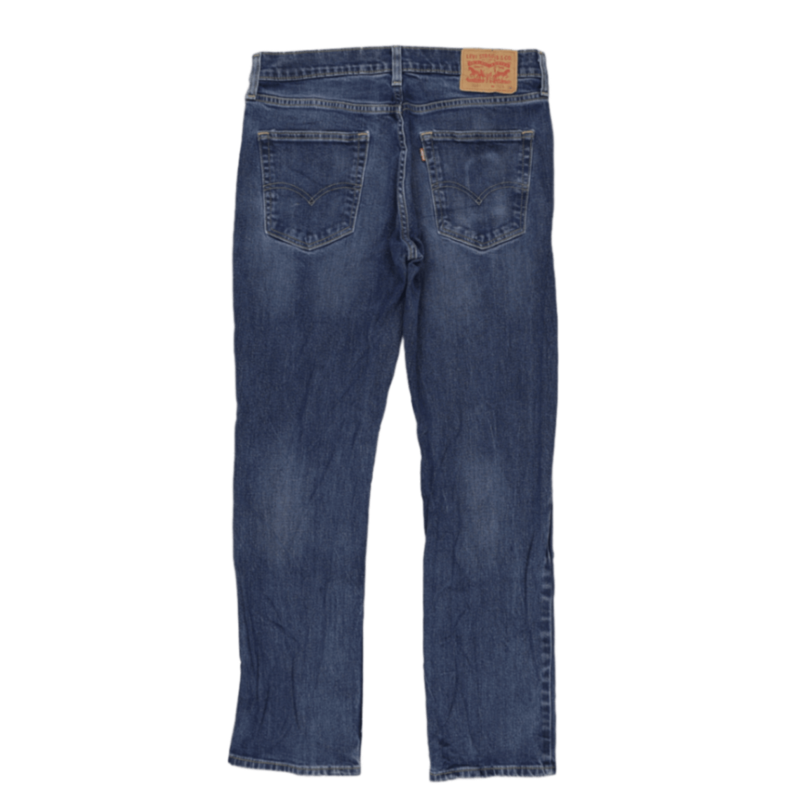 Levi's 514 Straight Fit Jeans Blue W32 L32 Cotton Denim