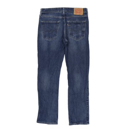 Levi's 514 Straight Fit Jeans Blue W32 L32 Cotton Denim