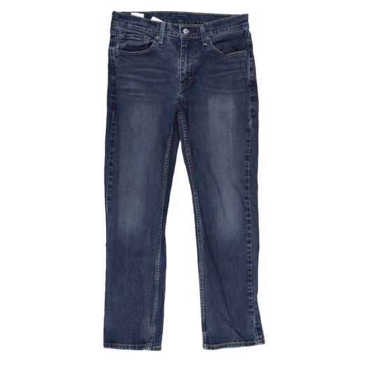 Levi's 514 Straight Fit Jeans Blue W32 L32 Cotton Denim