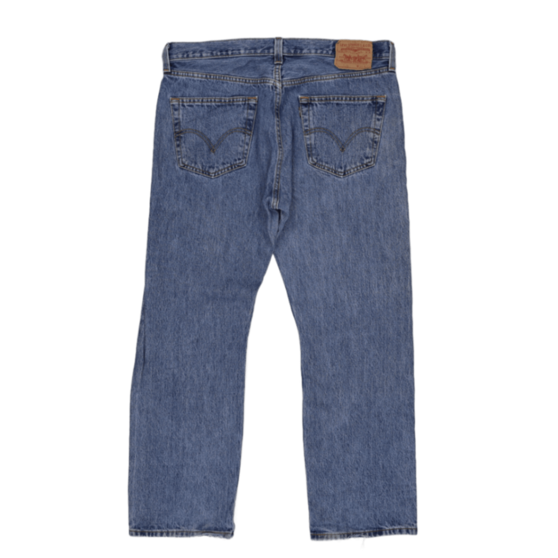 Levi's 501 Blue Stonewash Straight Leg Jeans W35 L32 100 Cotton Vintage