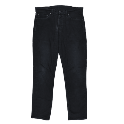Levi's 511 Slim Fit Black Denim Jeans W33 L32 Cotton Blend