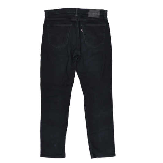 Levi's 511 Slim Fit Black Denim Jeans W33 L32 Cotton Blend
