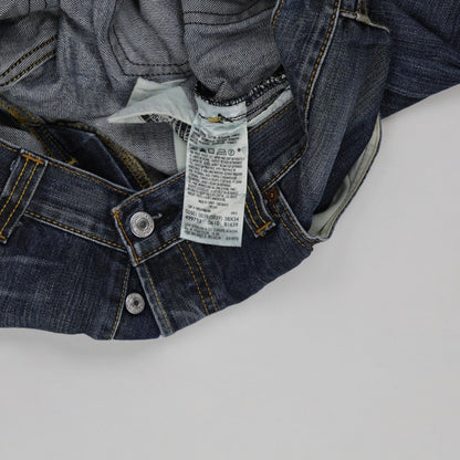 Levi's 501 Original Fit Blue Denim Jeans 38x34 Cotton Straight Leg Vintage