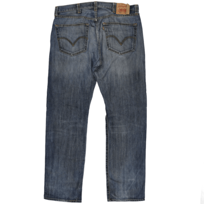 Levi's 501 Original Fit Blue Denim Jeans 38x34 Cotton Straight Leg Vintage