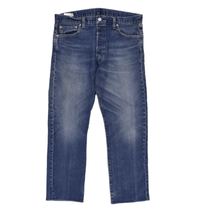 Levi's 501 Blue Straight Leg Jeans W32 L32 Cotton Vintage
