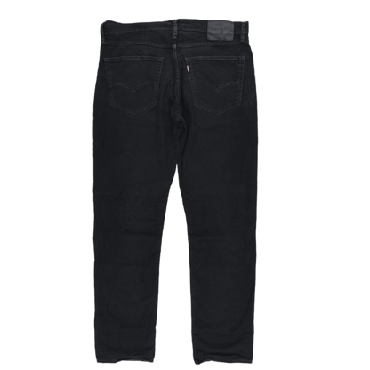 Levi's 511 Black Slim Fit Stretch Jeans W32 L32 Cotton Blend