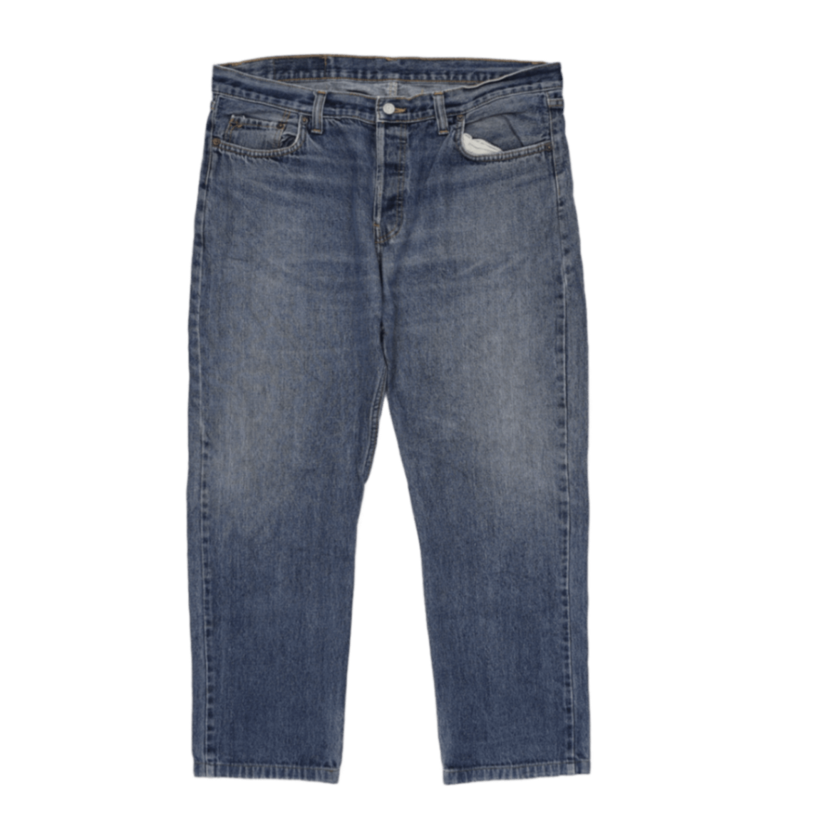 Levi's 501 Original Fit Men's Vintage Blue Jeans W40 L36 Cotton Straight Leg