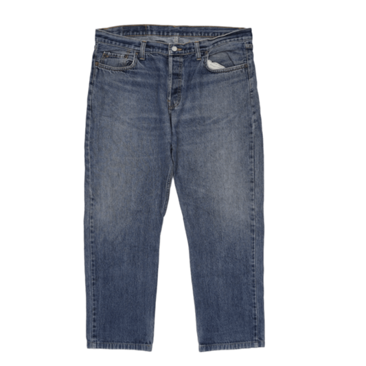 Levi's 501 Original Fit Men's Vintage Blue Jeans W40 L36 Cotton Straight Leg