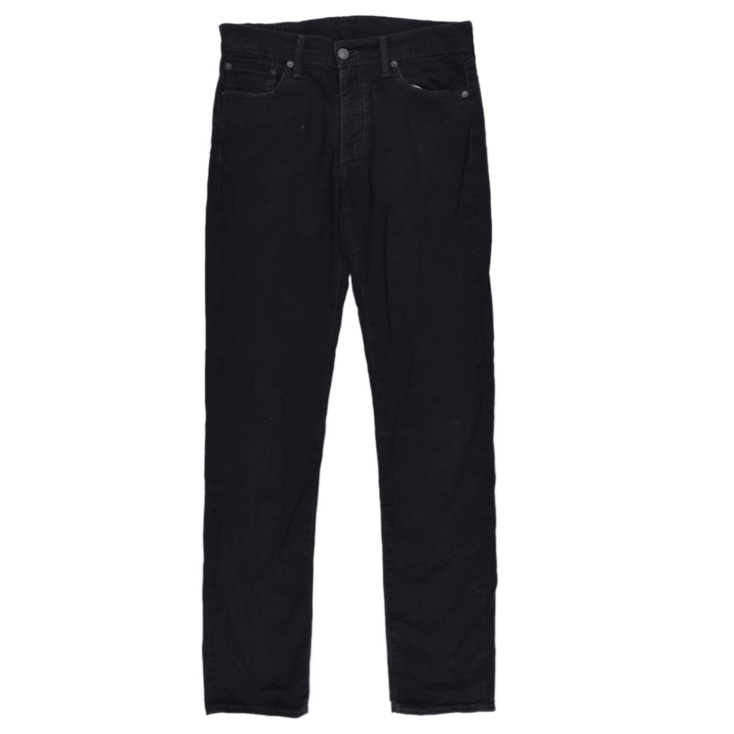 Levi's 511 Slim Fit Jeans Black 30W 34L Cotton