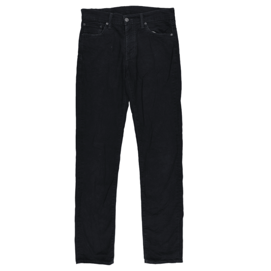 Levi's 511 Slim Fit Jeans Black 30W 34L Cotton