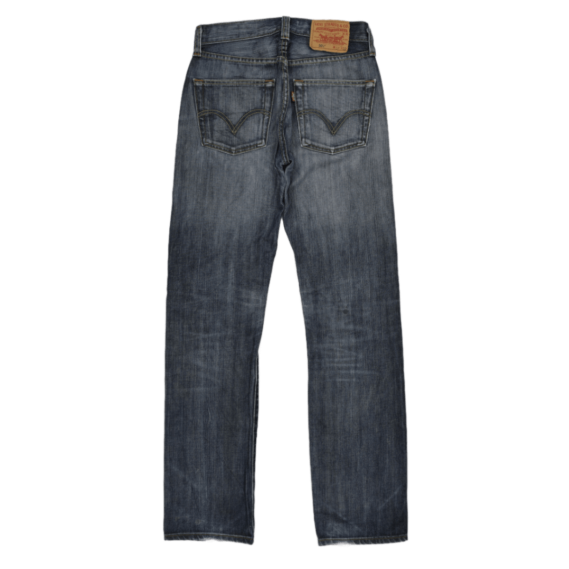 Levi's 501 Original Fit Men's Vintage Blue Denim Jeans W27 L32 100% Cotton Straight Leg