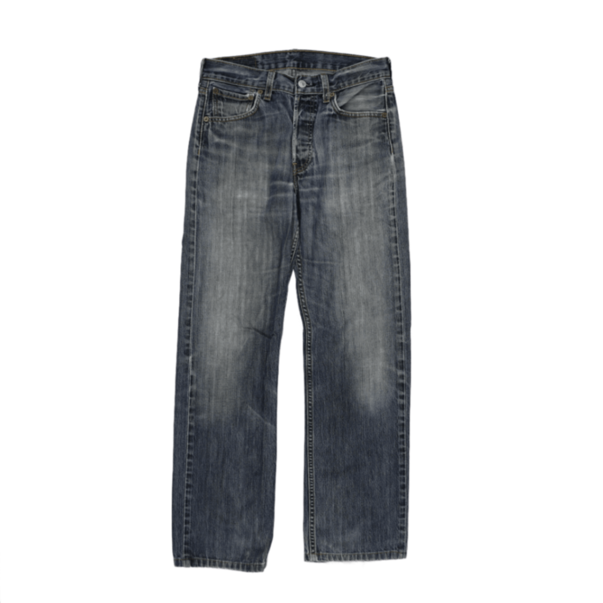 Levi's 501 Vintage Men's Blue Straight Fit Jeans W34 L32 Cotton