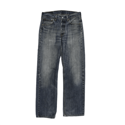 Levi's 501 Vintage Men's Blue Straight Fit Jeans W34 L32 Cotton