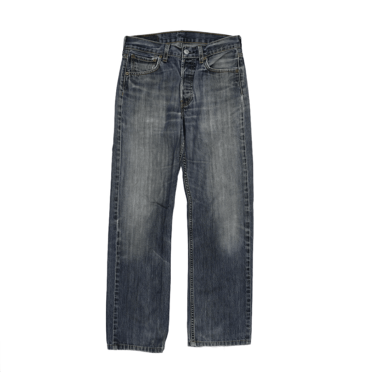 Levi's 501 Vintage Men's Blue Straight Fit Jeans W34 L32 Cotton