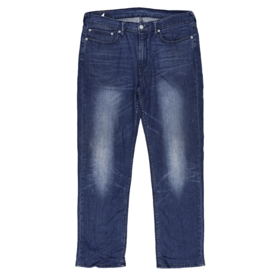 Levi's 514 Straight Fit Jeans Dark Blue W34 L32 Cotton Denim