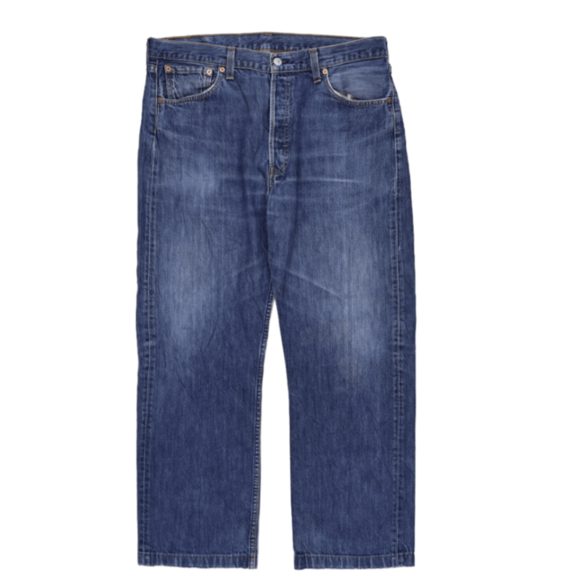 Levi's 501 Original Fit Men's Blue Denim Jeans W32 L32 100% Cotton Straight Leg Vintage