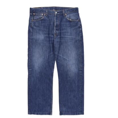 Levi's 501 Original Fit Men's Blue Denim Jeans W32 L32 100% Cotton Straight Leg Vintage