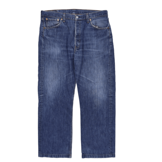 Levi's 501 Original Fit Men's Blue Denim Jeans W32 L32 100% Cotton Straight Leg Vintage