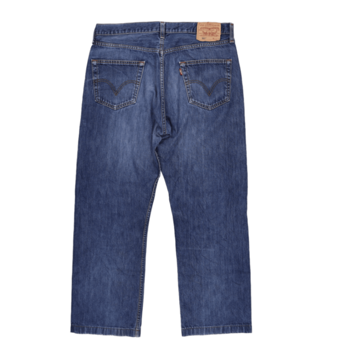 Levi's 501 Original Fit Men's Blue Denim Jeans W32 L32 100% Cotton Straight Leg Vintage