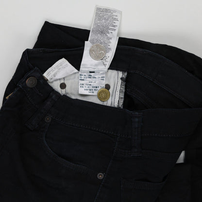 Levi's 511 Slim Fit Jeans Black W32 L34 Cotton Denim