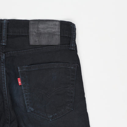 Levi's 511 Slim Fit Jeans Black W32 L34 Cotton Denim