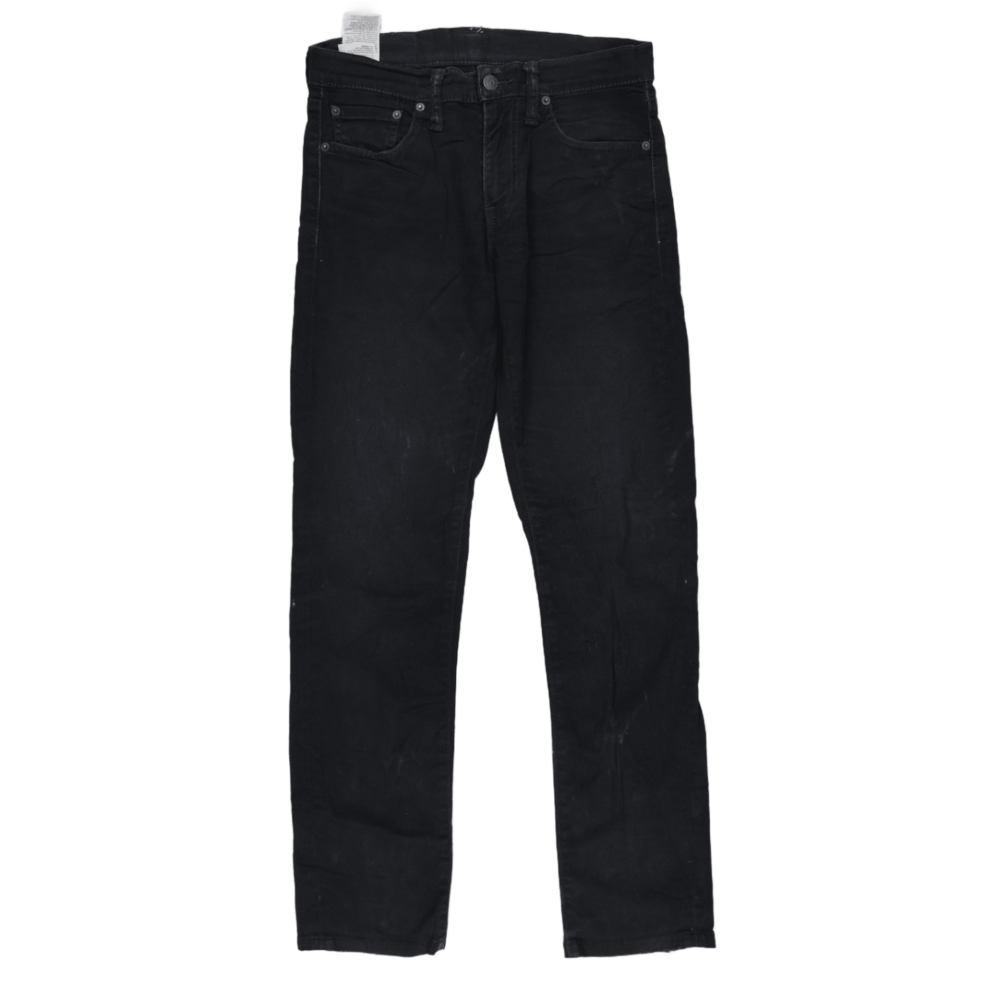 Levi's 511 Slim Fit Jeans Black W32 L34 Cotton Denim