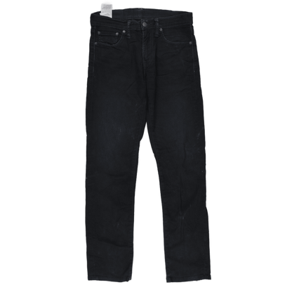 Levi's 511 Slim Fit Jeans Black W32 L34 Cotton Denim