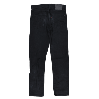 Levi's 511 Slim Fit Jeans Black W32 L34 Cotton Denim