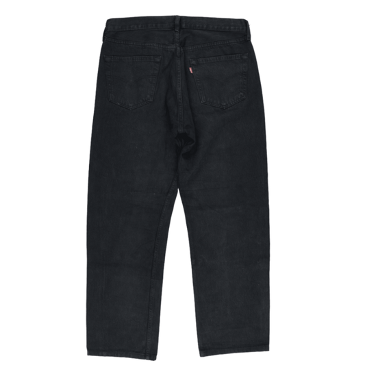 Levi's 501 Original Black Straight-Leg Jeans 26x32 Cotton Vintage