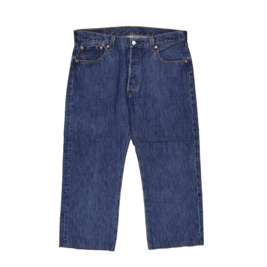 Levi's 501 Classic Straight Leg Jeans Blue W36 L34 100 Cotton