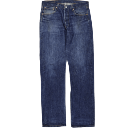 Levi's 501 Original Fit Blue Jeans W33 L36 Cotton Straight Leg Vintage