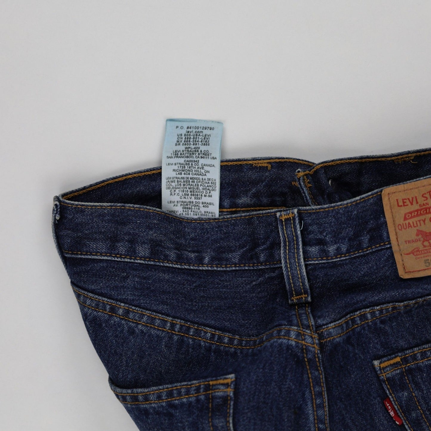 Levi's 501 Vintage Straight Leg Jeans Blue W28 L34 100% Cotton