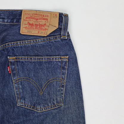 Levi's 501 Vintage Straight Leg Jeans Blue W28 L34 100% Cotton