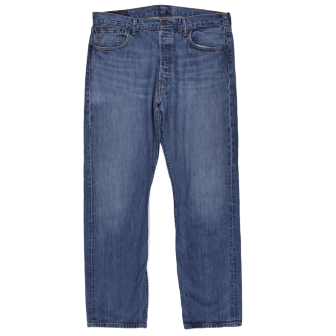 Levi's 501 Blue Straight Fit Jeans W36 L32 100 Percent Cotton
