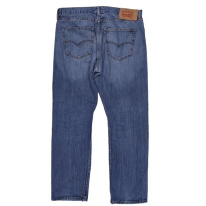 Levi's 501 Blue Straight Fit Jeans W36 L32 100 Percent Cotton
