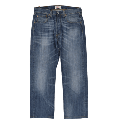 Levi's 501 Straight Fit Jeans Blue W33 L34 Vintage Denim