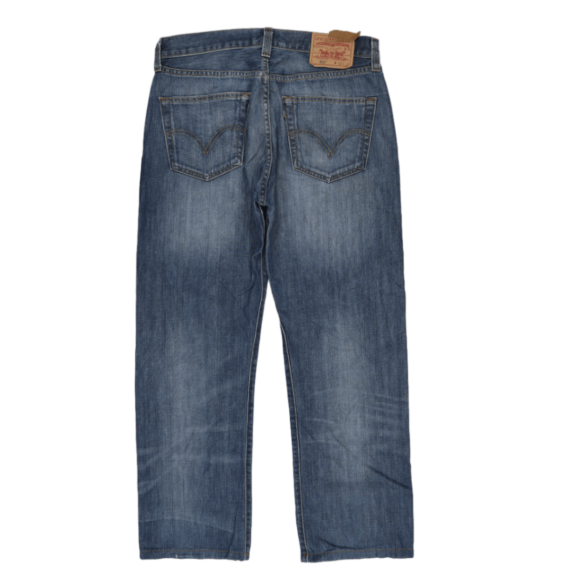 Levi's 501 Straight Fit Jeans Blue W33 L34 Vintage Denim