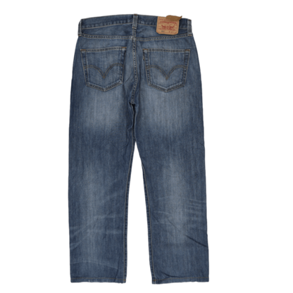 Levi's 501 Straight Fit Jeans Blue W33 L34 Vintage Denim
