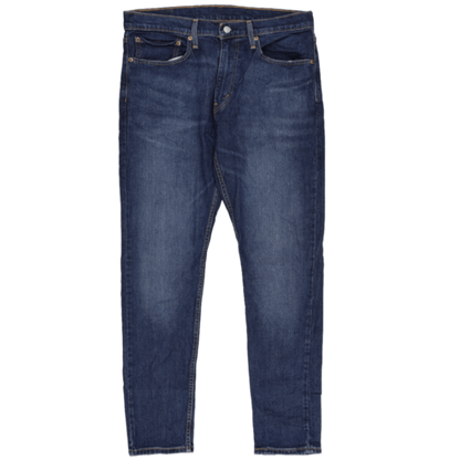 Levi's 512 Slim Tapered Fit Jeans Classic Blue W34 L32 Cotton Vintage