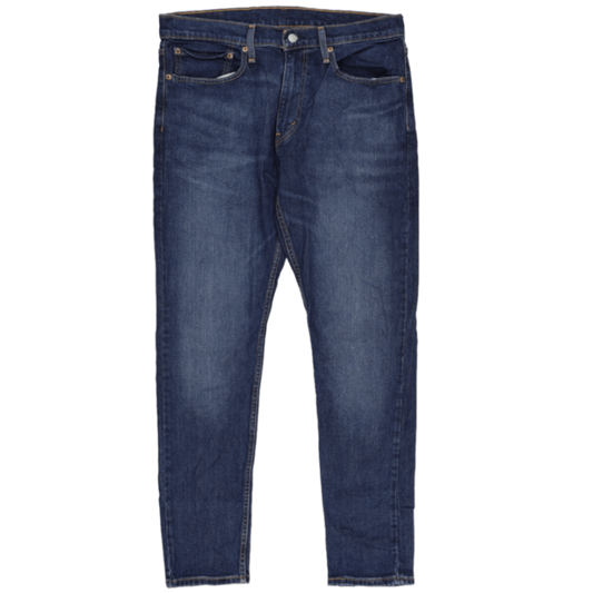 Levi's 512 Slim Tapered Fit Jeans Classic Blue W34 L32 Cotton Vintage