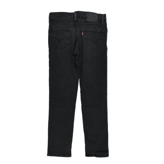 Levi's 511 Slim Fit Black Denim Jeans W30 L30 Cotton Blend
