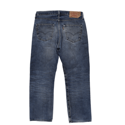 Levi's 501 Vintage Blue Straight Leg Jeans W34 L32 Cotton