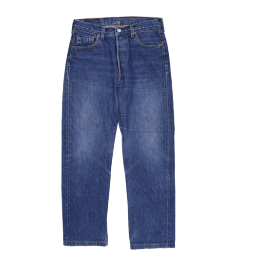 Levi's 501 Original Fit Vintage Blue Jeans W31 L34 Cotton Straight Leg