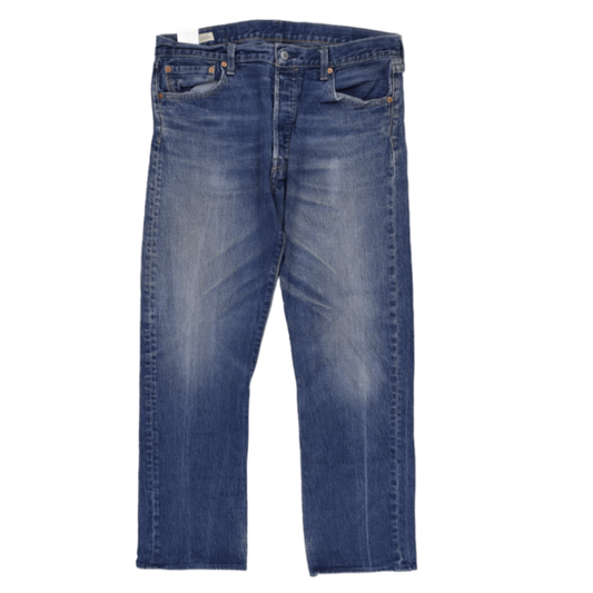 Levi's 501 Classic Straight Blue Jeans 34W 32L Cotton Men's Trousers