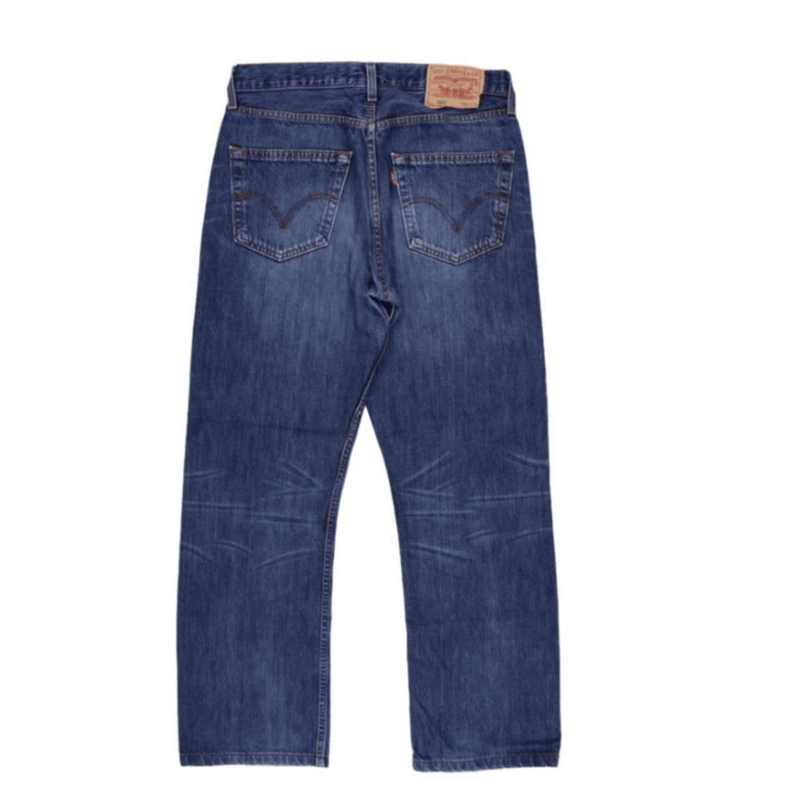 Levi's 501 Classic Straight Leg Jeans Blue 32x34 Cotton Vintage