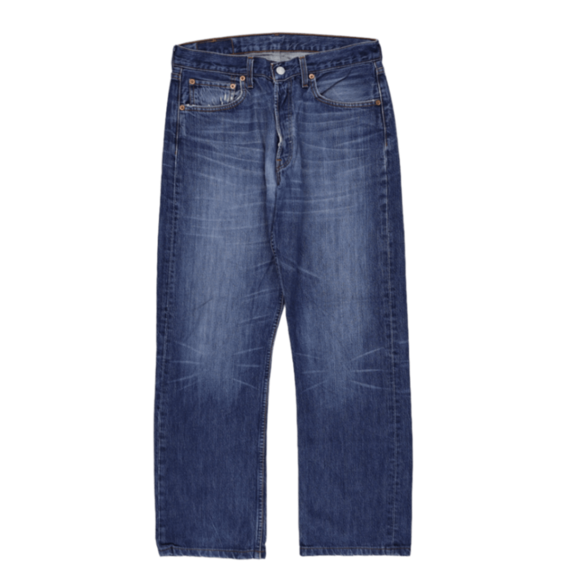 Levi's 501 Classic Straight Leg Jeans Blue 32x34 Cotton Vintage