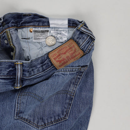Levi's 501 Men's Blue Straight Fit Vintage Jeans W34 L30 Cotton