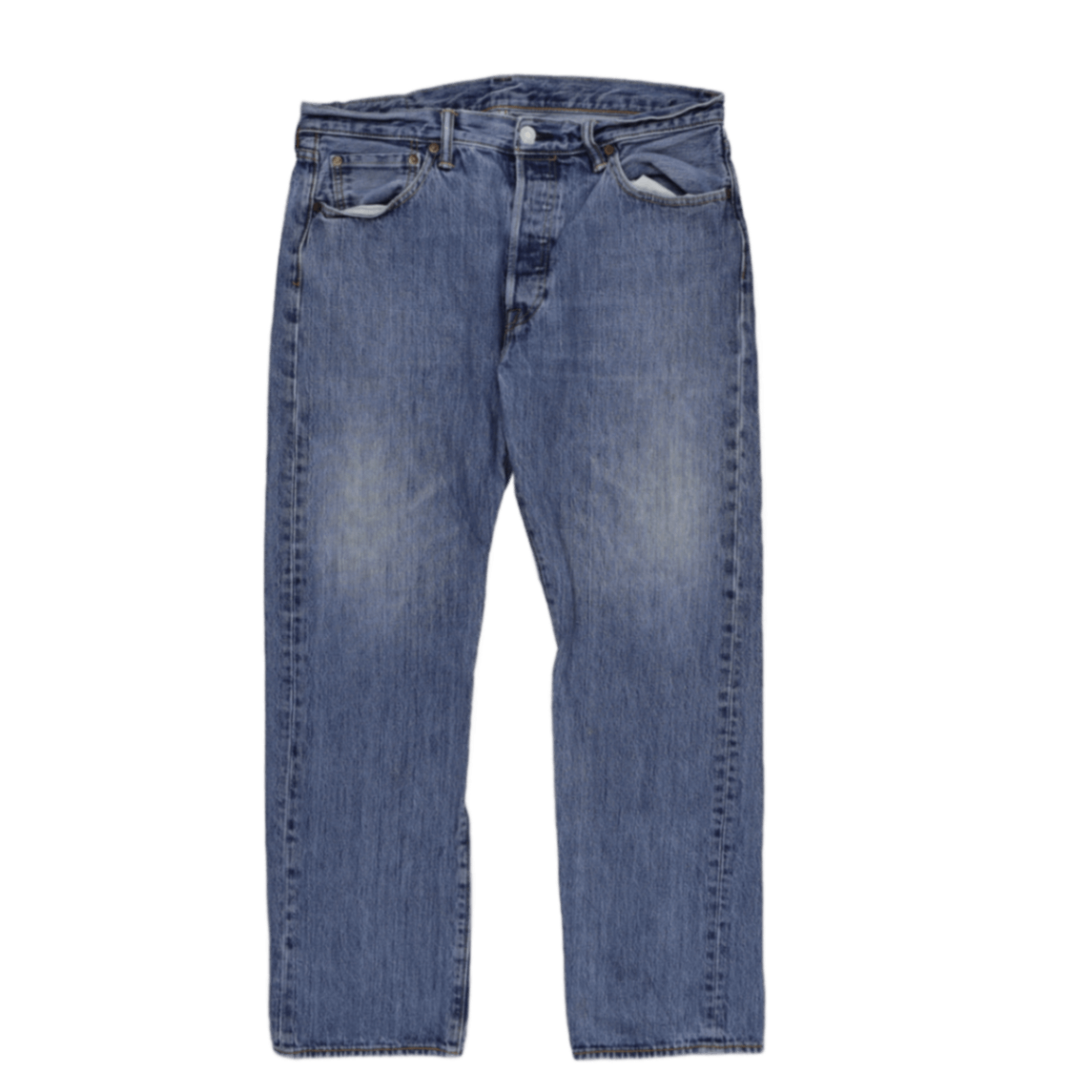 Levi's 501 Men's Blue Straight Fit Vintage Jeans W34 L30 Cotton